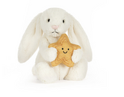 Jellycat Bashful Cream Bunny With Star
