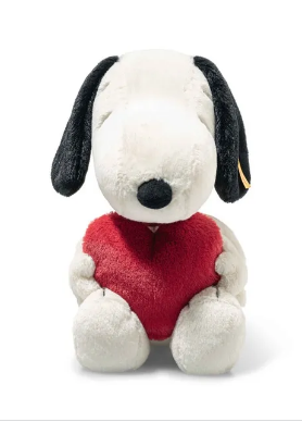 Steiff Snoopy Love With Red Heart