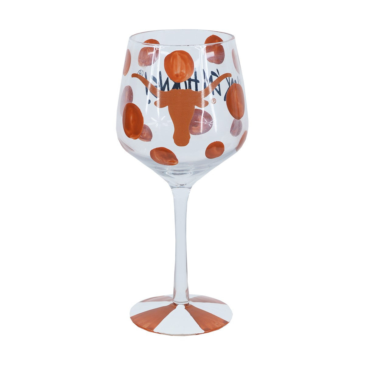 Texas Longhorn Stem Glass (52553)