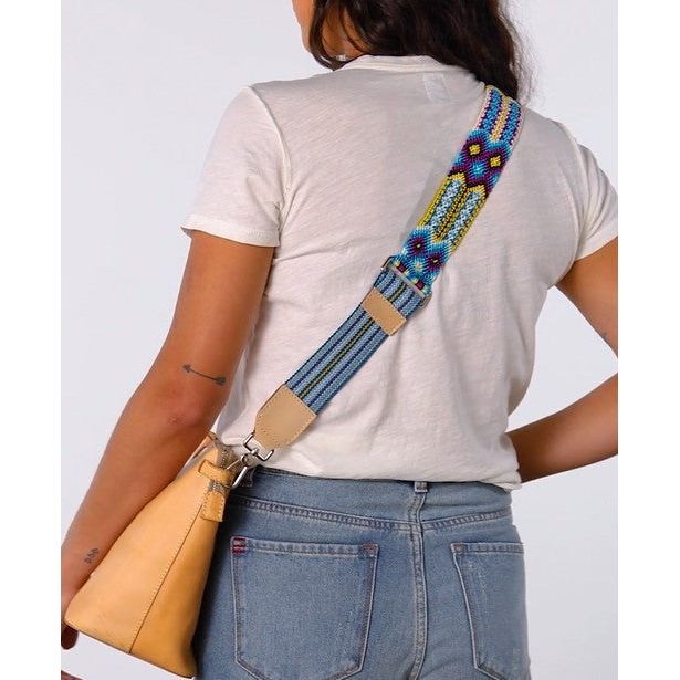 Consuela Bluberry Wide Woven Shoulder Strap