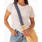 Consuela Blueberry Stripe Wide Webbing Strap