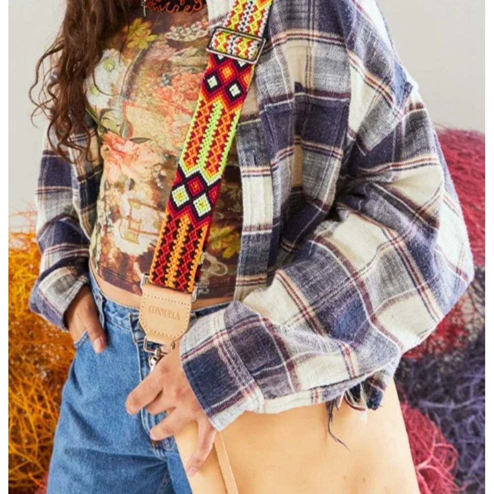 Consuela Sunrise Woven Crossbody Strap