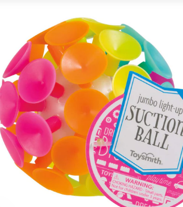 Toysmith Light-Up Sunction Ball