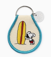 Snoopy Surf Patch Keychain