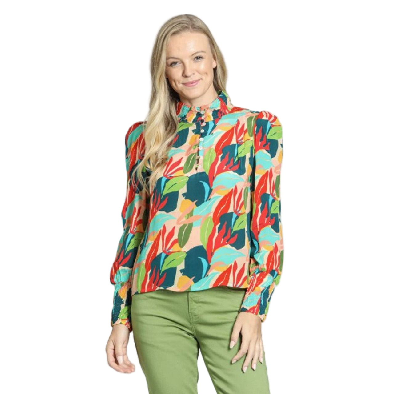 APNY Puff Sleeve Blouse