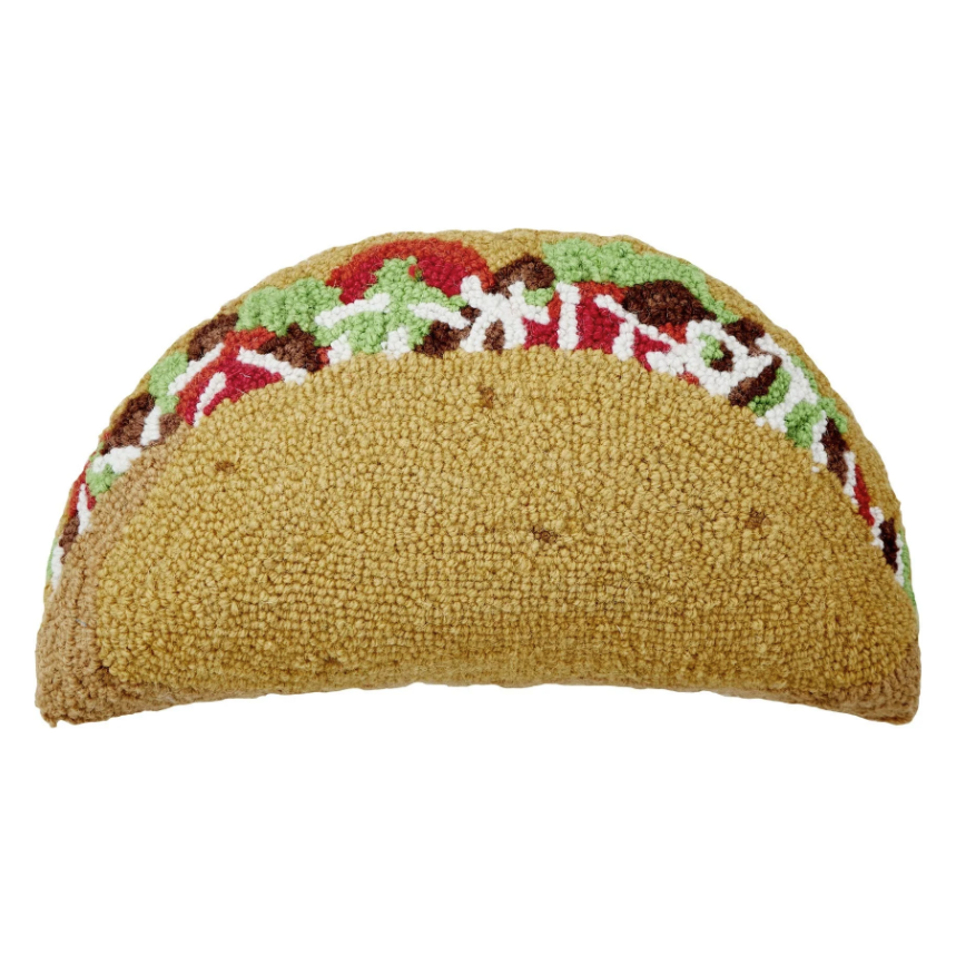 Taco Shaped Hook Pillow