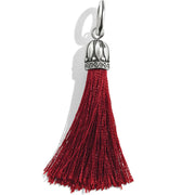 Brighton Tahlia Maroon Tassel Charm