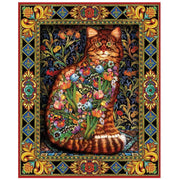 White Mountain Tapestry Cat Puzzle (1000 Piece)
