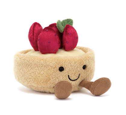 Jellycat Amuseables Fleurette Tarte Aux Fraises