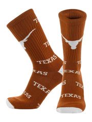 Texas Longhorn TCK Mayhem Crew Socks(LC3033-5780)( 2 sizes)