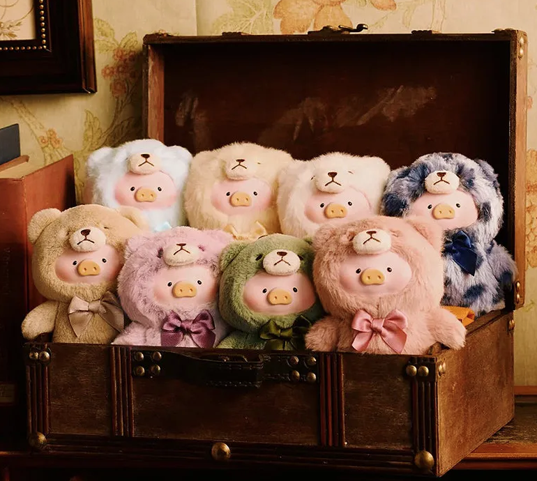 Lulu The Piggy Vintage Teddy Shop Plush Pendant Blind Box