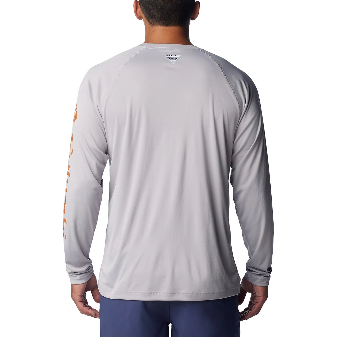 Texas Long Columbia Terminal Tackle Long Sleeve Grey Shirt