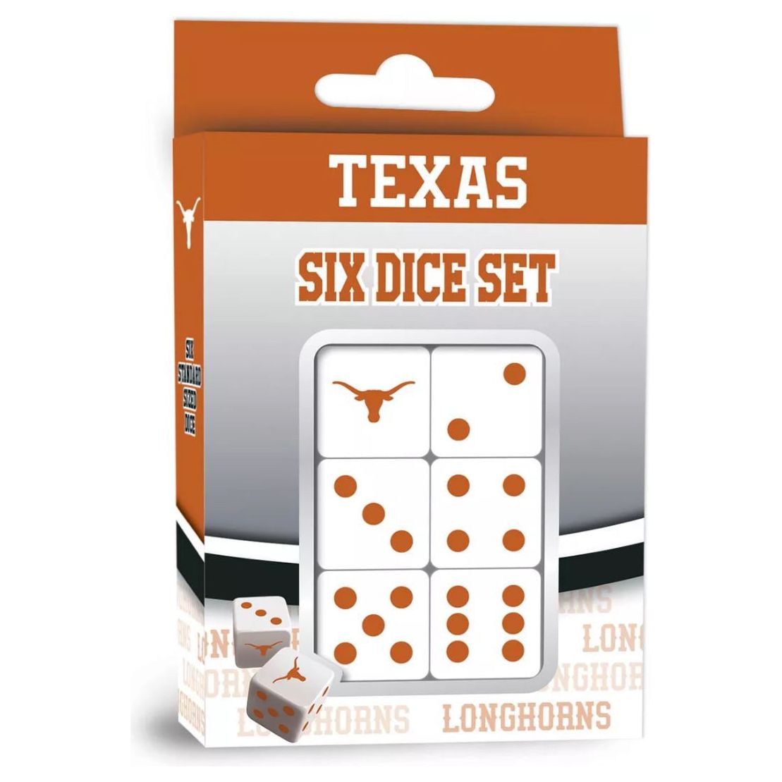 Texas Longhorn 6 Dice Set
