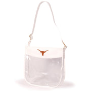 Texas Longhorn Kate Clear Zip Bag (312TEX-W)(White)(Away)