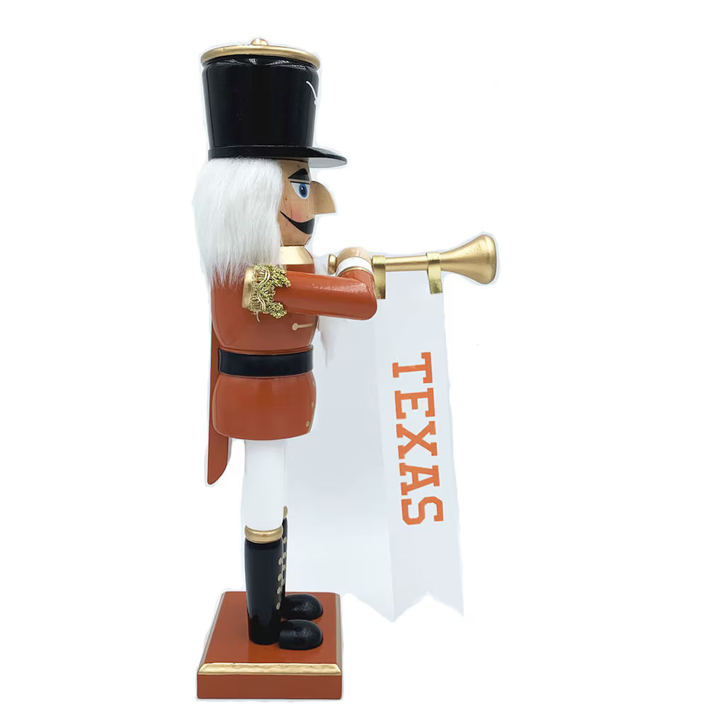 Texas Longhorn 14" Bugler NutCracker (TXL097)