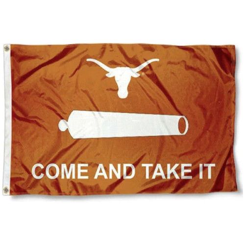 Texas Longhorn Come And Take It Flag