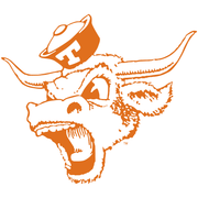 Texas Longhorn 6 x 6 Angry Bevo Sailor Vault Decal (F0696821)