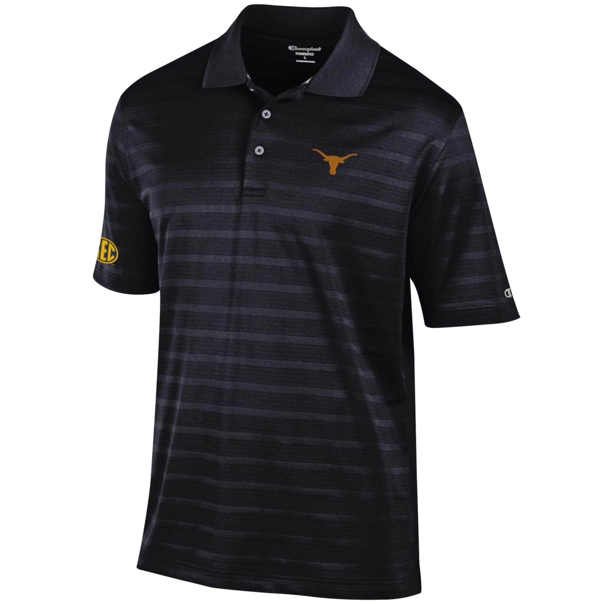 Texas Longhorn SEC Tone On Tone Textured Polo (3 Colors)