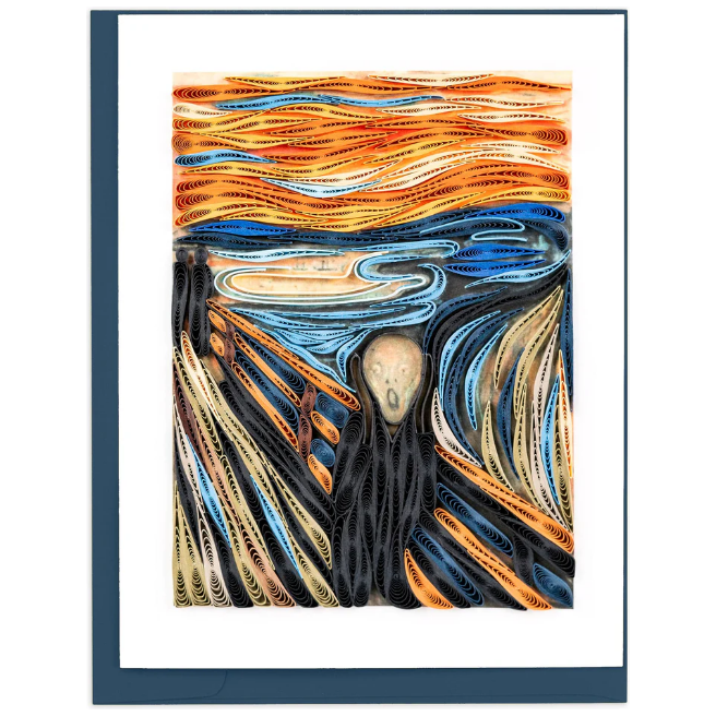 The Scream, Munch Artist Series Quilling Card