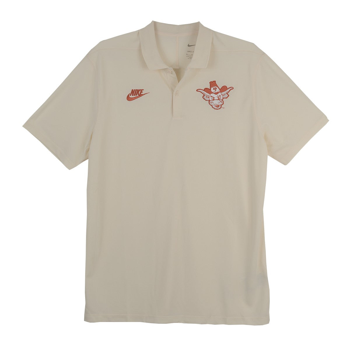 Texas Longhorn Nike Men's Vapor Vault Polo (NAT) 0358-15A-TXV-J2A