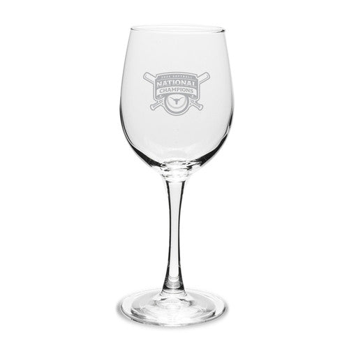 Texas Longhorn Softball 2025 National Champions  Wine Glass