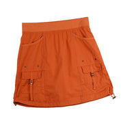 XCVI Leticia Poplin Cinched Hem Mini Skirt (ORLE)