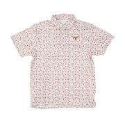 Texas Longhorn Wes & Willy Toddler All Over Print Embroidered Logo Polo (2349TEX)