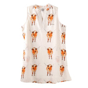 Parsley & Sage Kathleen Sleeveless Steer Dress