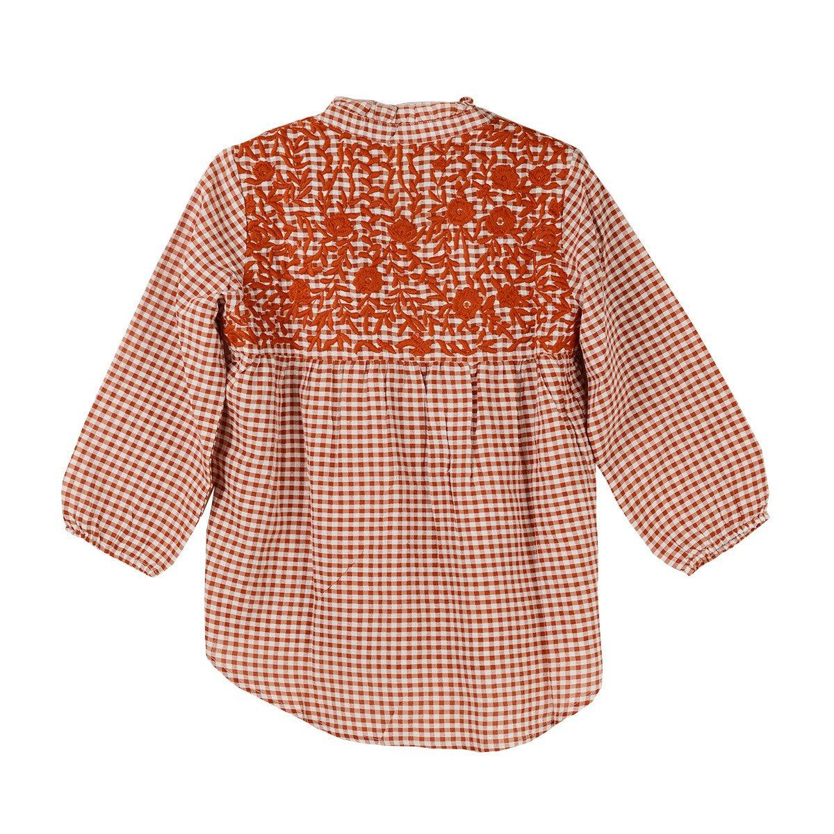 Parsley & Sage Katie Gingham Top *Perfect for Game Day!*