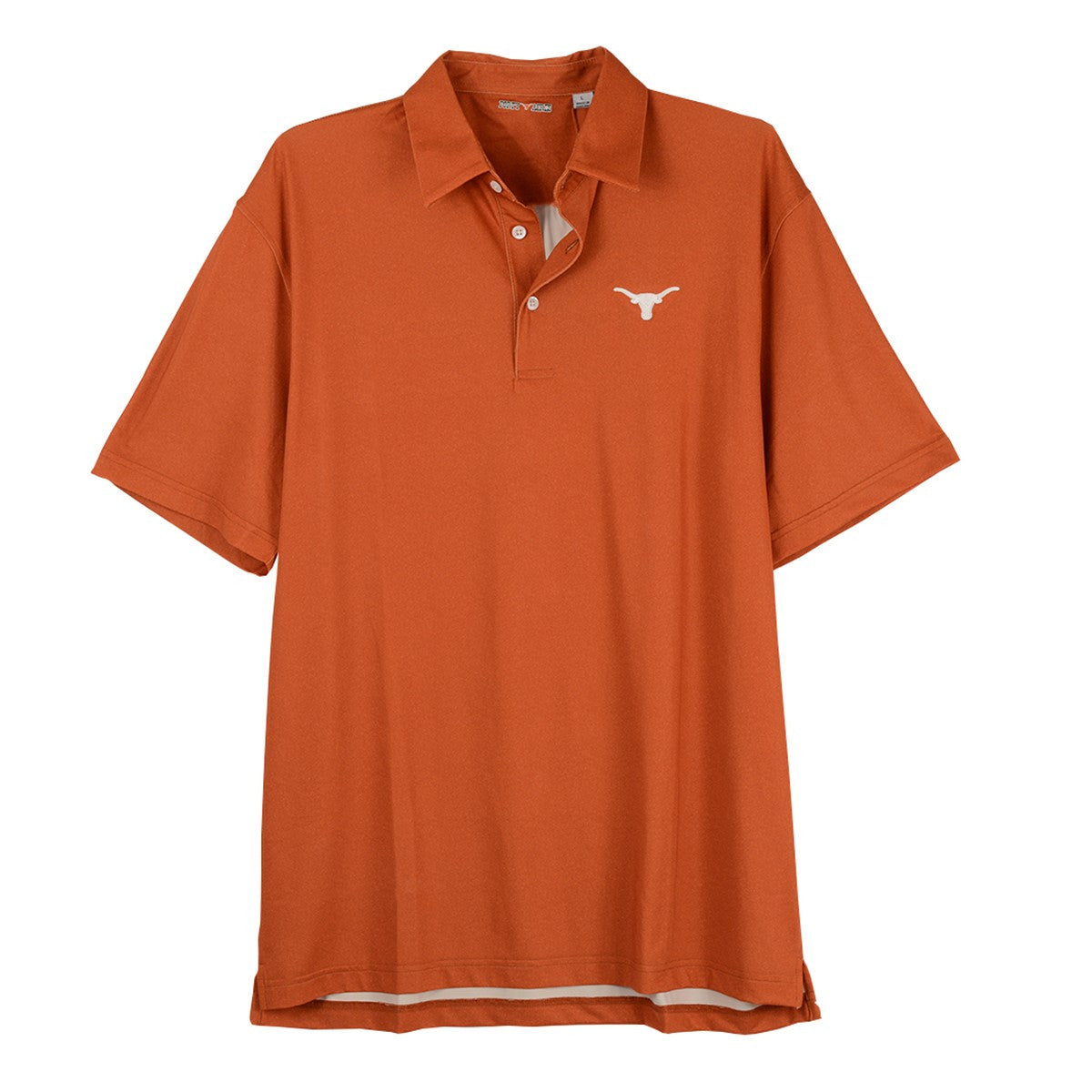 Texas Longhorn 40 Acres Mens Sandstone Polo (26855-MENS)