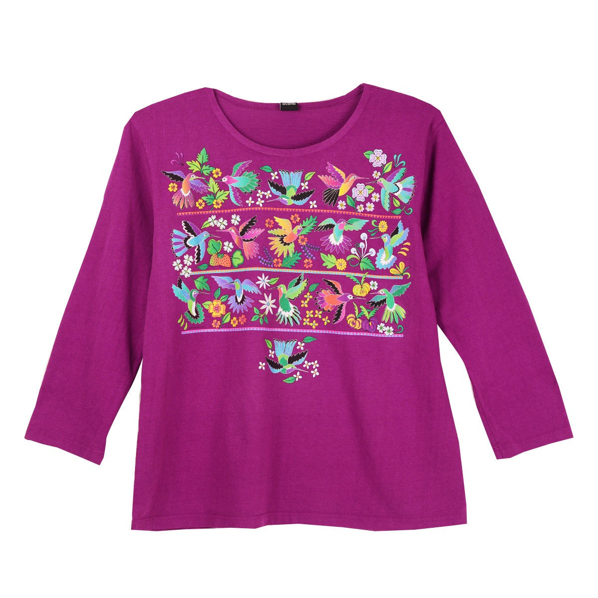 Sabaku Huipil Hummingbird Best Tee (316PLMBEST) PLUM