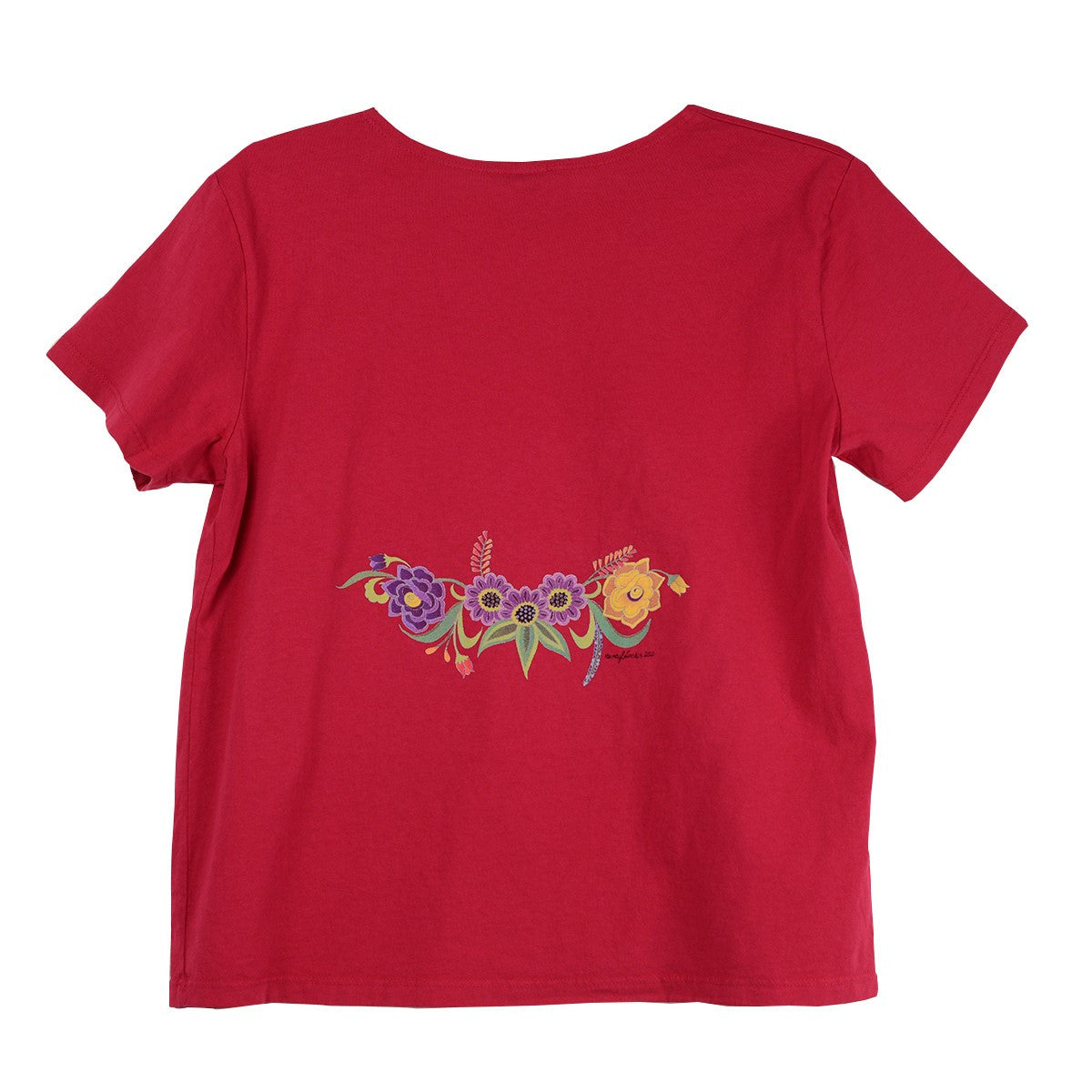 Sabaku Las Flores Huipil Short Sleeve T (MAGENT)