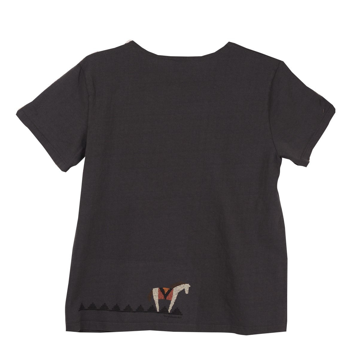 Sabaku Horse Basket Short Sleeve Boutique Tee (422SLTSSBT) SLATE