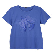 Sabaku Blue Tattoo Short Sleeve Boutique Tee (SUPBLU)