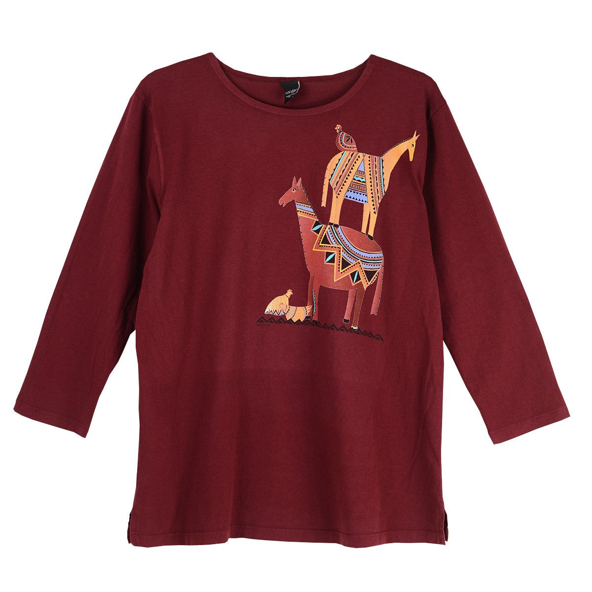 Sabaku Native Horses 3/4 Sleeve Tee (FIG)