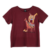 Sabaku Native Horses Short Sleeve Boutique Tee (FIG)
