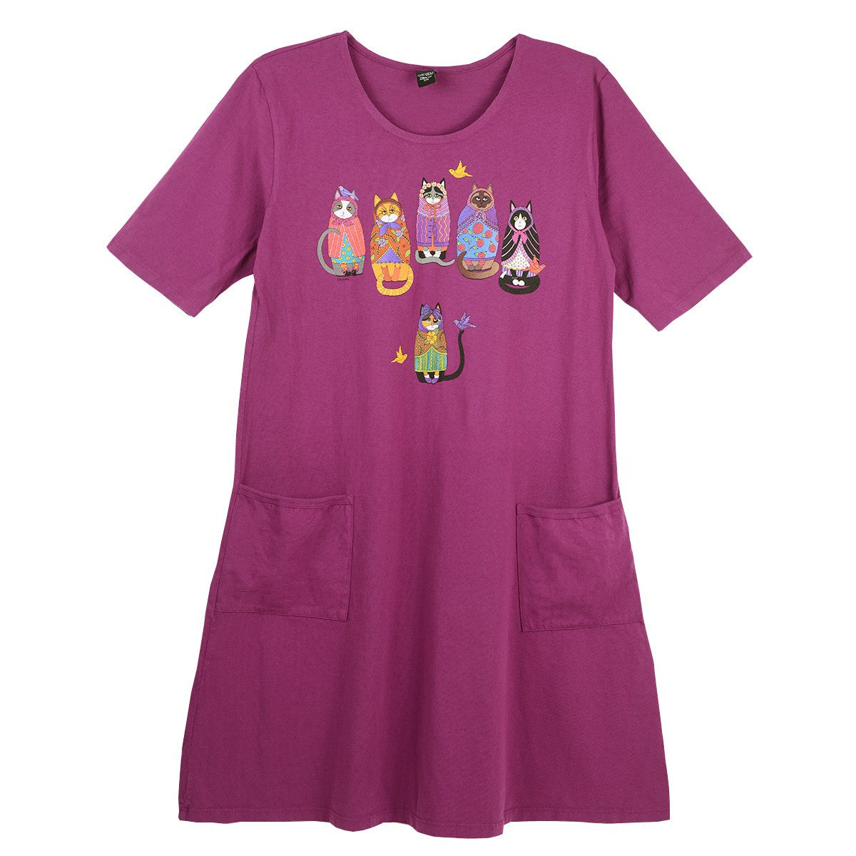 Sabaku Catryoshka Dress/Coverup (PLUM)