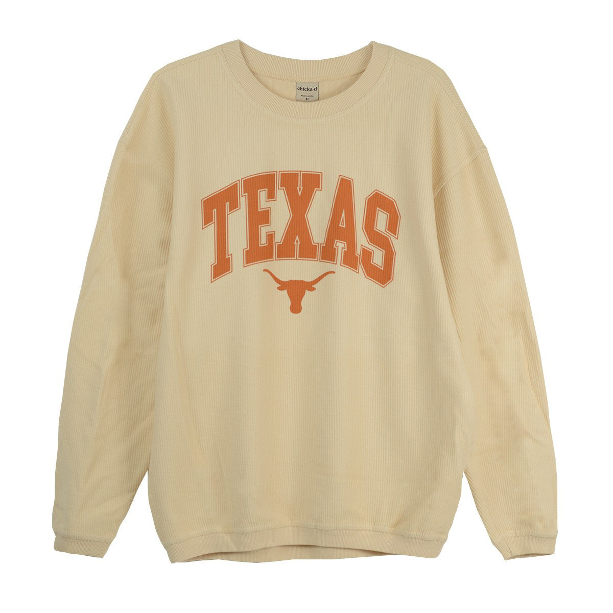 Texas Longhorns Chicka-D Ladies Corded Arch Texas Sweatshirt