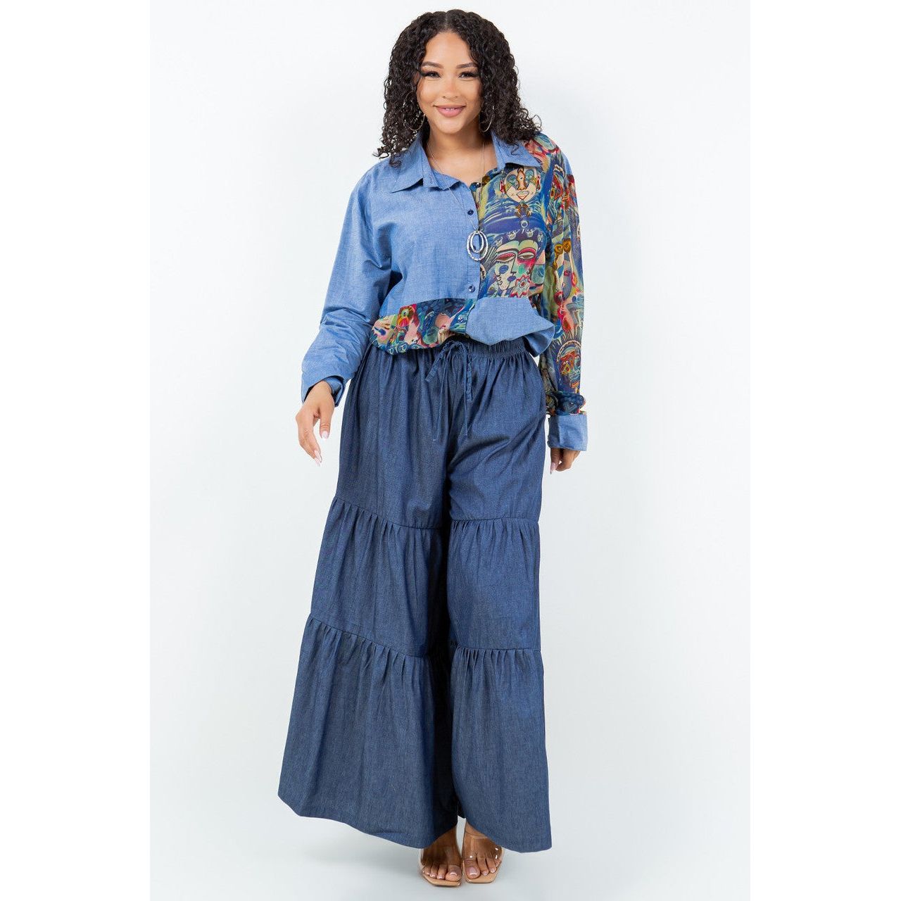 Sterling Styles Ava Denim Big Shirt