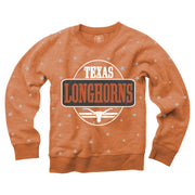 Texas Longhorn Wes & Willy Youth Shimmer Star Fleece Pullover (642TEX362)