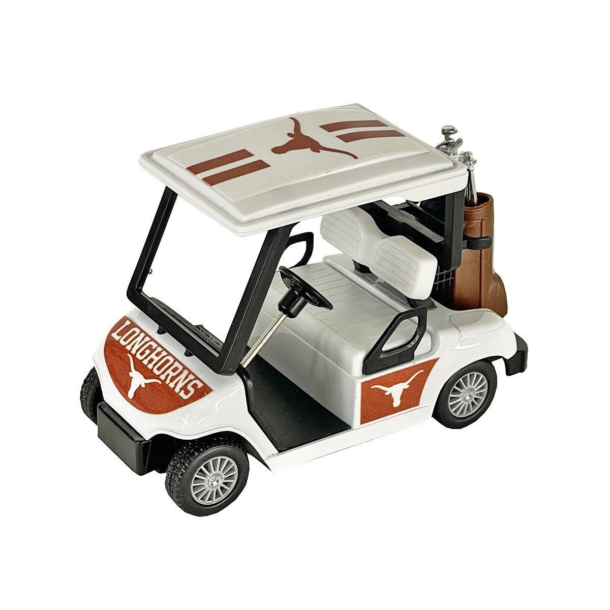 Texas Longhorn Die Cast Pull Back Golf Cart