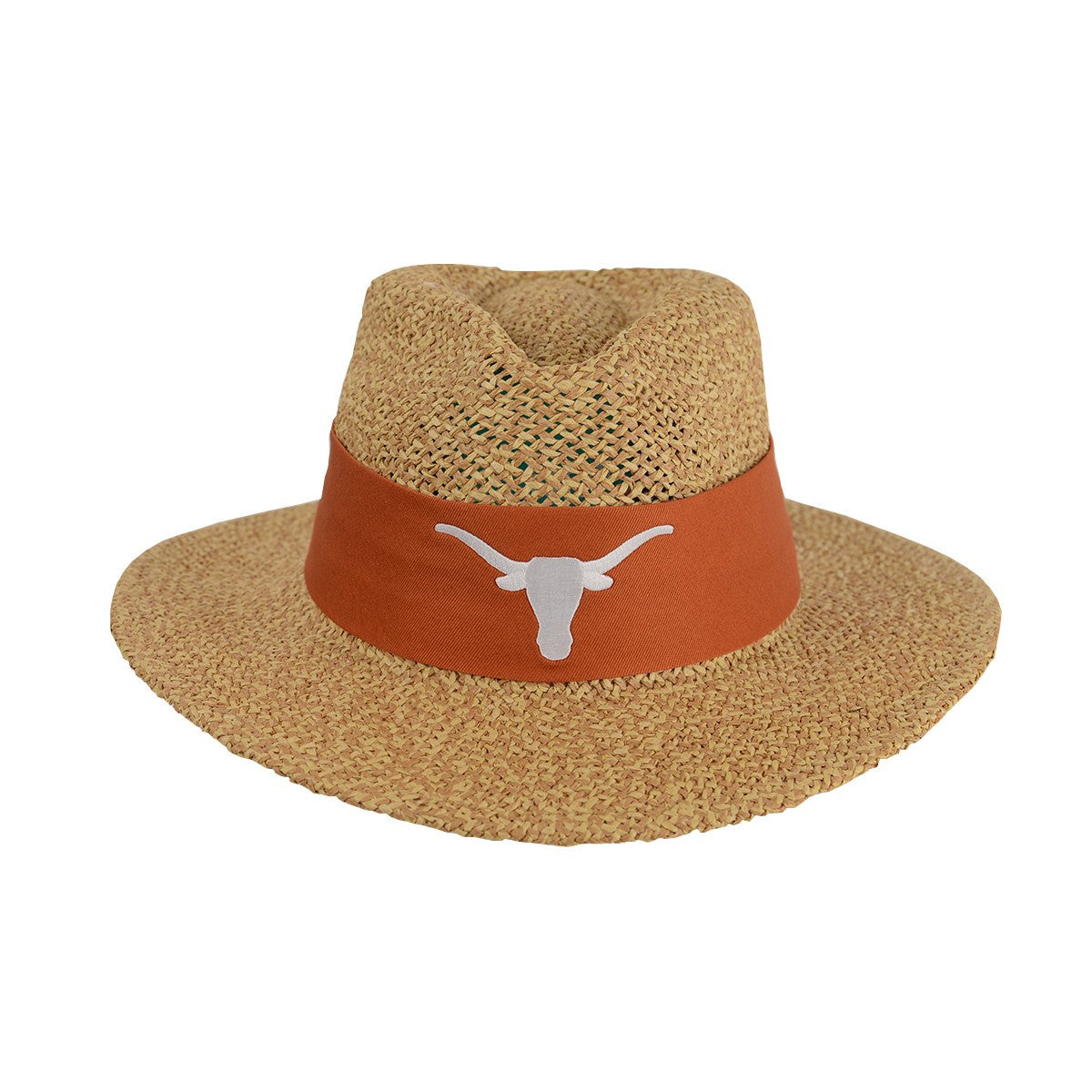 Texas Longhorn Angler Safari Straw Hat (89NAT-TEX-W23075LF)
