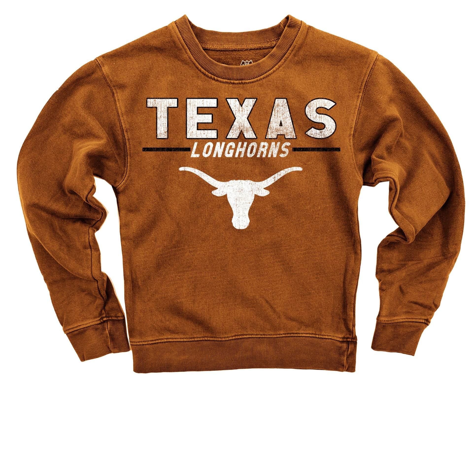 Texas Longhorn Wes & Willy Youth Logo Fleece Pullover