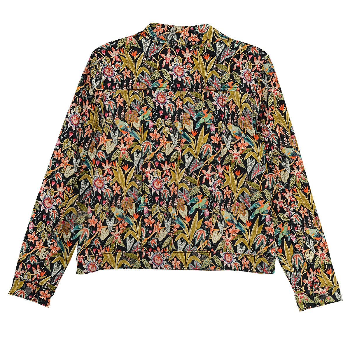 APNY Yellow Multi Printed Demin Jacket (B18U) (BLK)