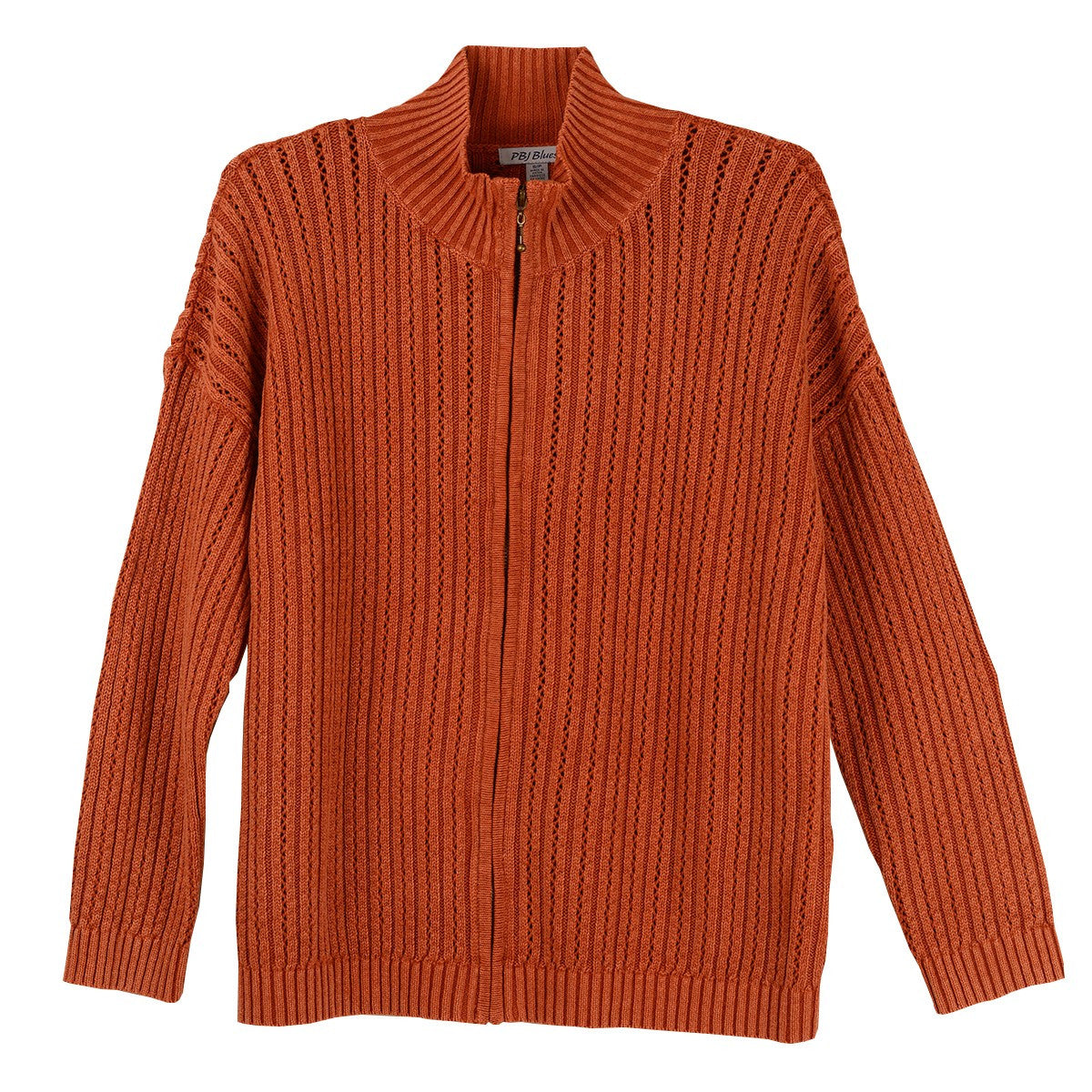 PBJ Everyday Full Zip Copper Cardigan (BL324)