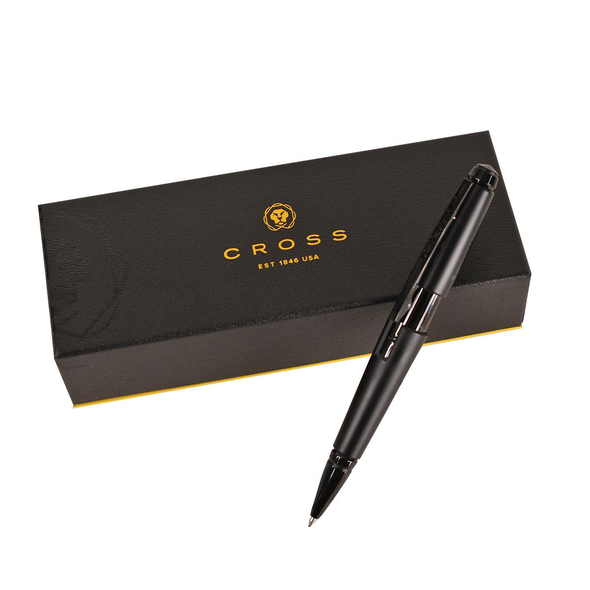 Cross University of Texas Black Matte with Polished Black Accents Roller Ball Pen (CP50)