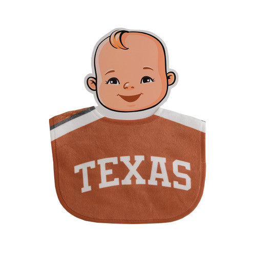 Texas Longhorn Wee Ones Texas Jersey Bib