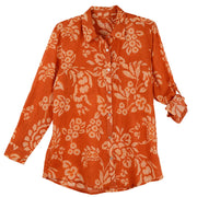 Kyla Seo Jenna Roll-Tab Sleeve Shirt