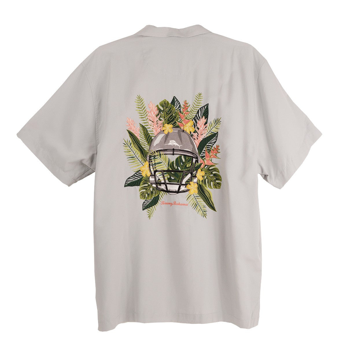 Texas Longhorn Tommy Bahama Coconut Point Frondly Camp Shirt (ST326145BR)