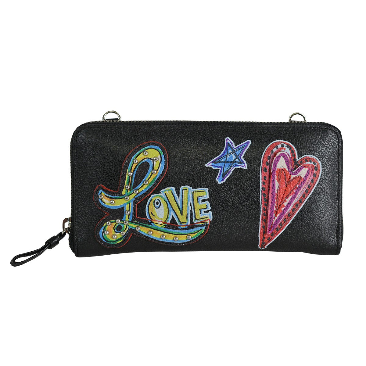 Brighton Love Scribble Black-Multi  Wallet (T3499M)
